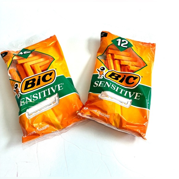 BIC Sensitive Razors - (2) Packs of 12 - Picture 1 of 2